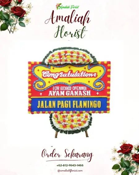 Sewa Papan Bunga Kanaan